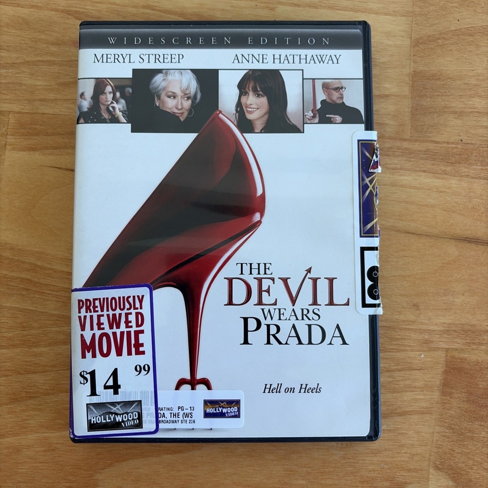 The Devil Wears Prada DVD Widescreen Edition Anne Hathaway Meryl Streep Movie